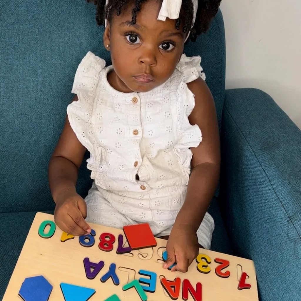 Puzzle prénom bébé en bois éco-responsable – Édition Premium